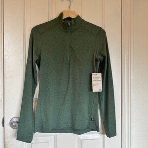 NEW REI Co-op  Womens Midweight Base Layer Half-Zip Top S NWT Long Sleeve